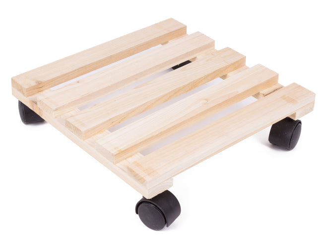Plantenwagen hout – 30 x 30 cm