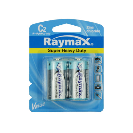 Raymax Batterij C/R14P Zink – 2 stuks