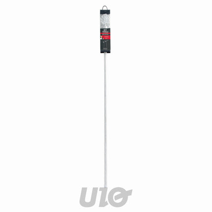 Uitschuifbare gordijnroede 19 mm 120–210 cm Tropi wit/goud