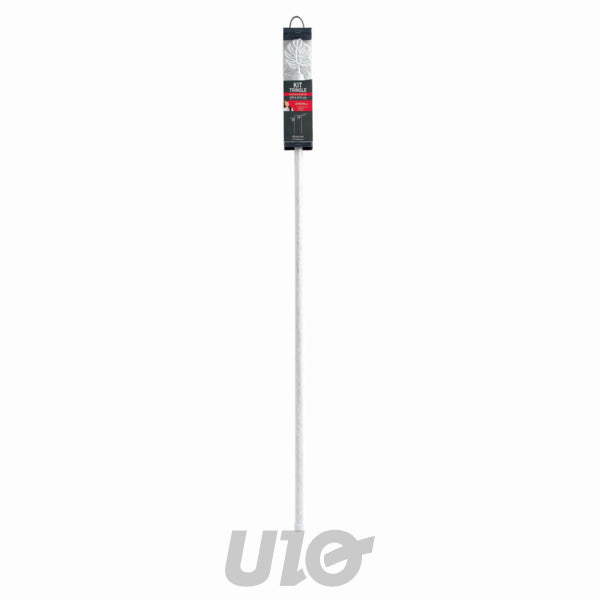 Uitschuifbare gordijnroede 19 mm 120–210 cm Tropi wit/goud