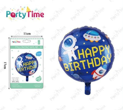 Ruimte mylar folieballon 48 cm