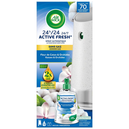 Air Wick Elektrische Luchtverfrisser Starterset Softness of Cotton – 228 ml