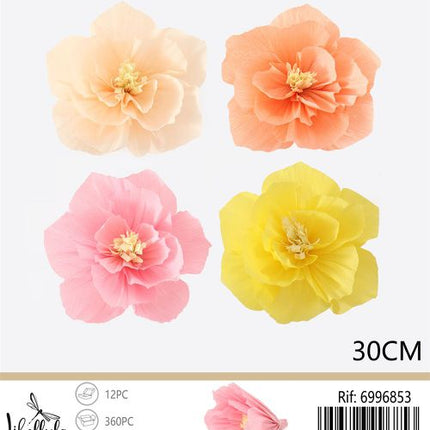 Decoratieve bloem 30 cm – assorti