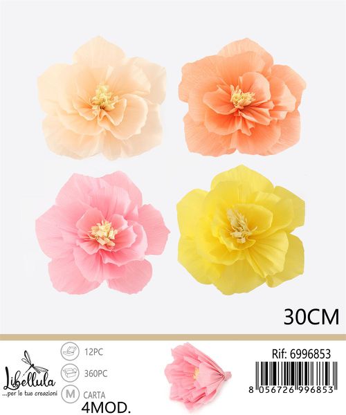 Decoratieve bloem 30 cm – assorti