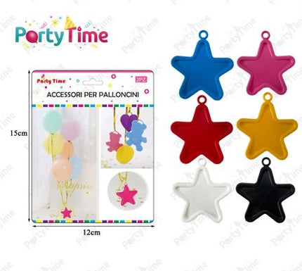 Fuchsia ster ballonaccessoire
