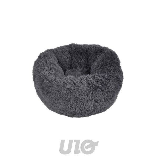 Rond donut dierenkussen Ø 55 cm – antraciet