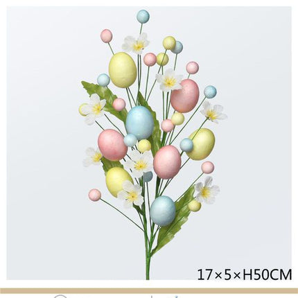 Paassteker bloesem met ei 17x5x50 cm