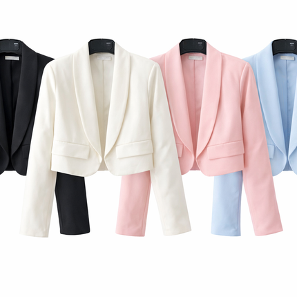 Dames Cropped Blazer