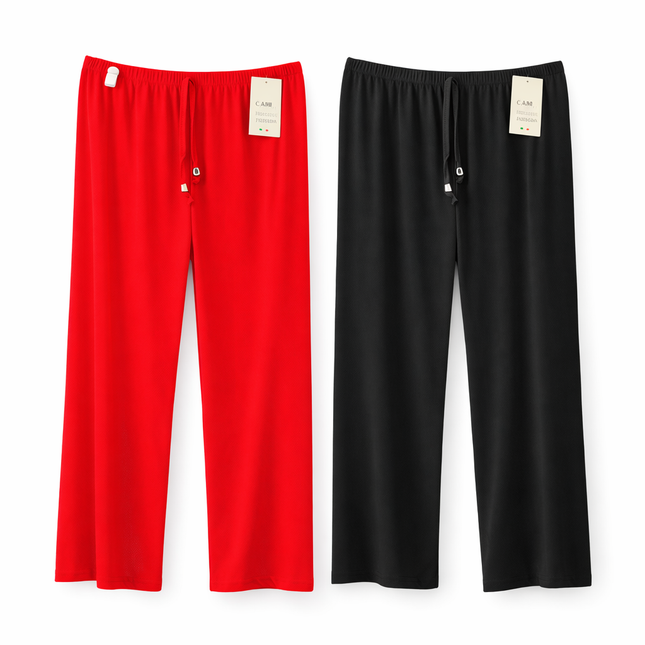 Dames Stretch Broek Recht Model