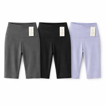 Dames Fietsbroek Stretch High Waist