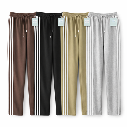 Dames Sportbroek Strepen Casual Fit