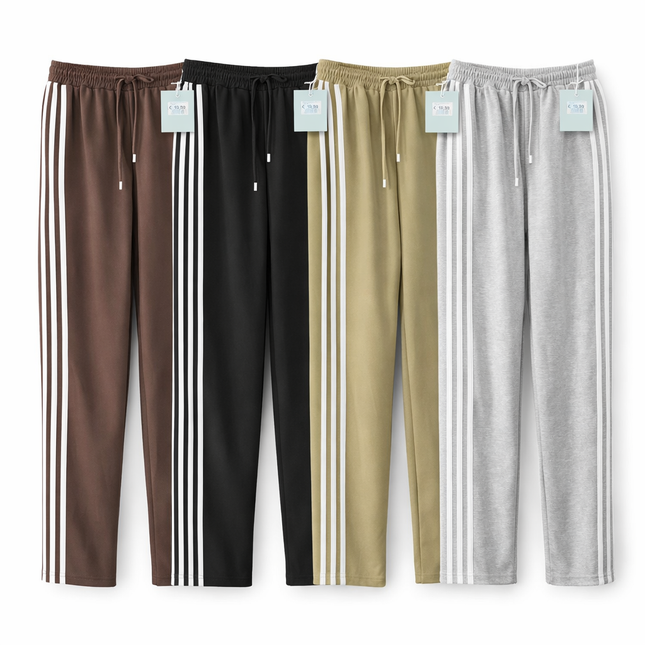 Dames Sportbroek Strepen Casual Fit