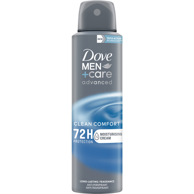 Dove Men+Care Deodorant Spray Advanced Clean Comfort – 150 ml