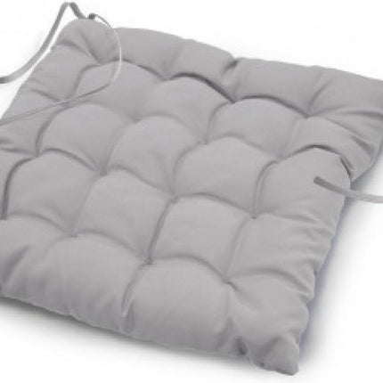 Gewatteerd stoelkussen 40 × 40 cm – Effen polyester – Essentiel – Grijs