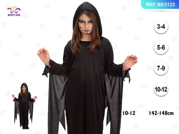 Unisex kinderen cape mietitore (morte) (10-12 anni)