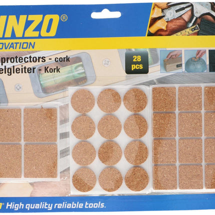 KINZO Meubelpads Antislip Kurk