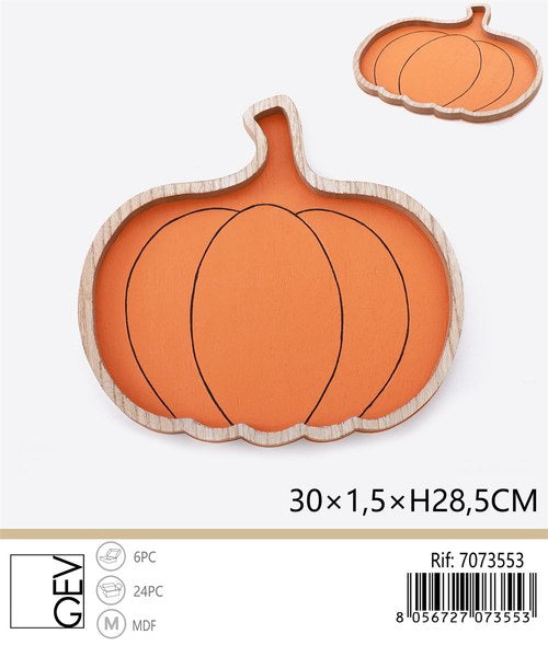Pompoenvormig opbergschaaltje 30 × 28,5 × 1,5 cm