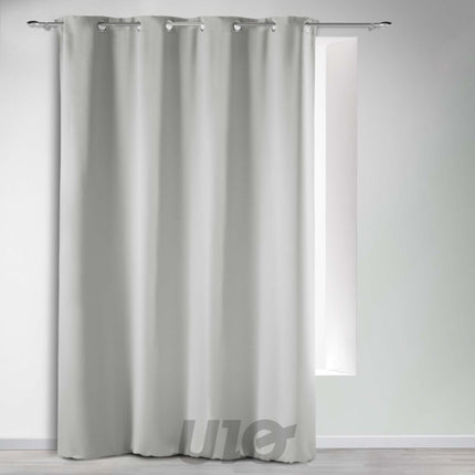 Verduisterend gordijn met ringen 135 x 240 cm – parelgrijs