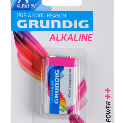 GRUNDIG Alkalinebatterij 9V 500mAh 6LR61