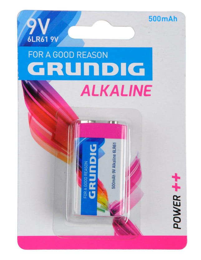 GRUNDIG Alkalinebatterij 9V 500mAh 6LR61