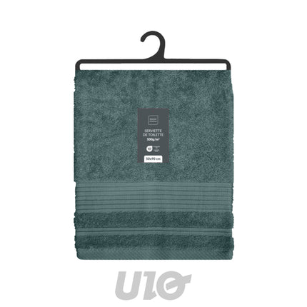 Handdoek 50 x 90 cm katoen badstof orage