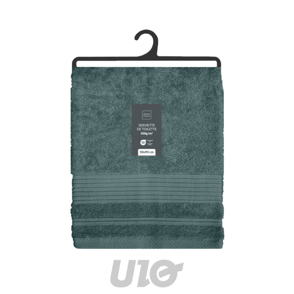 Handdoek 50 x 90 cm katoen badstof orage