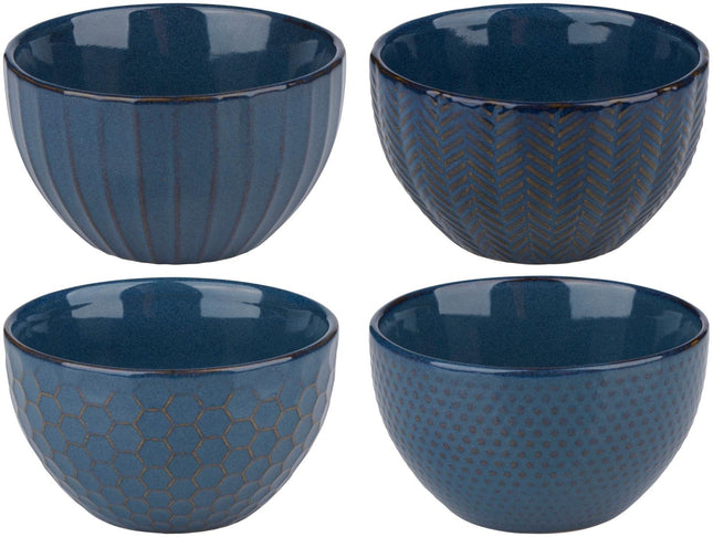 Kom blauw – 320 ml – 4 assorti