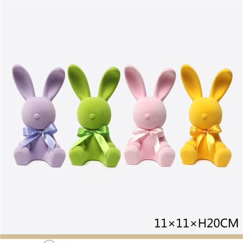 Decoratief konijn 11x11x20 cm – assorti