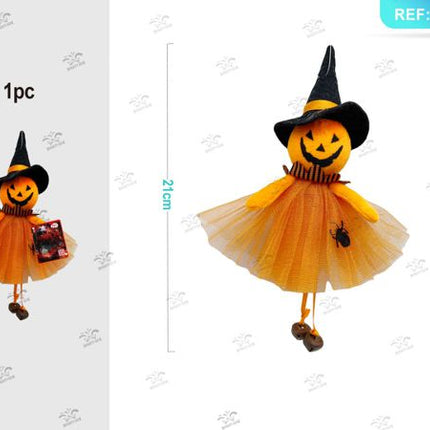 Bambola pompoen in stoffa halloween 1st.