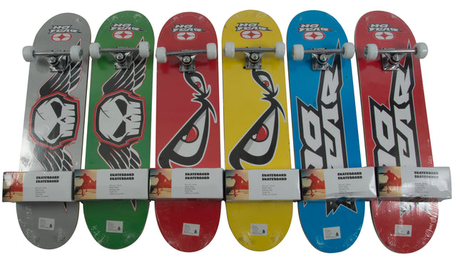 Skateboard 78,7 x 20,3 cm – No Fear – 6 assorti