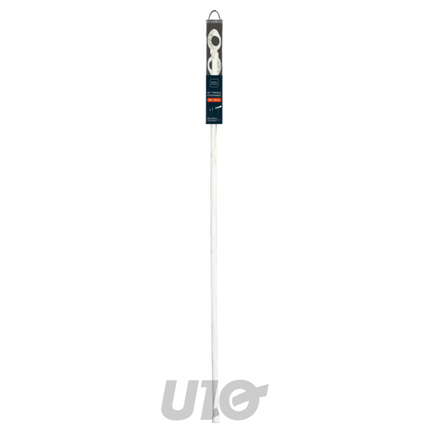 Uitschuifbare gordijnroede 19 mm 120–210 cm Ovalon wit/goud