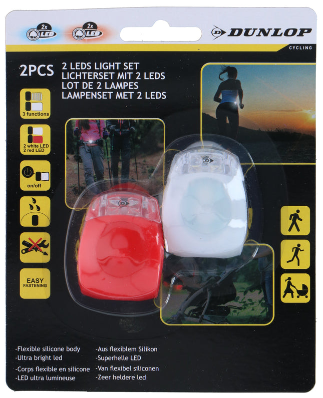 LED-lichtset fiets – 2 stuks