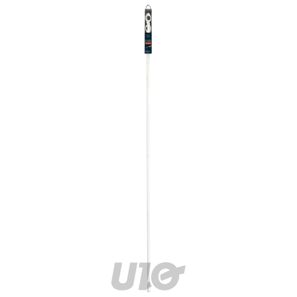 Uitschuifbare gordijnroede 19 mm 210-380 cm Ovalon wit/goud