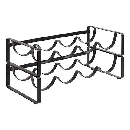 stack bottle rack x4 black ed