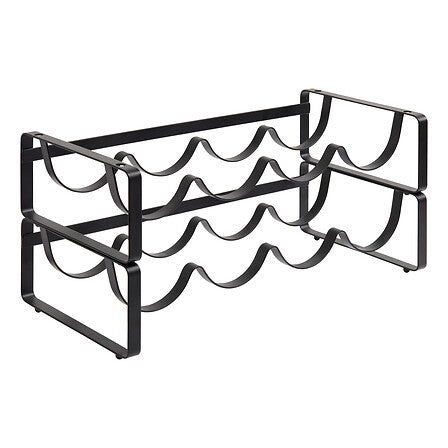 stack bottle rack x4 black ed