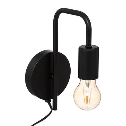 Wandlamp Keli Ø12 cm zwart metaal