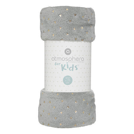 Plaid Oya 75×100 cm flanel blauw