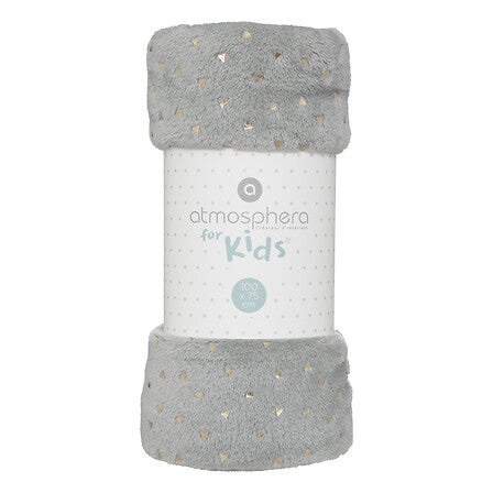 Plaid Oya 75×100 cm flanel blauw