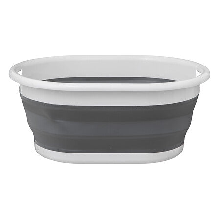 Uittrekbare wasmand 21 L - grijs