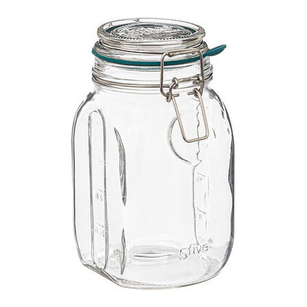 Bocal Jarro glazen voorraadpot 1 L