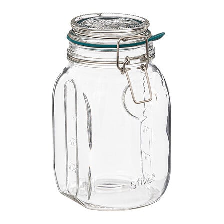 Bocal Jarro glazen voorraadpot 1 L