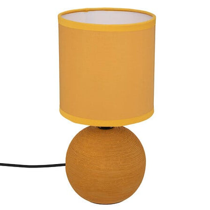 Lamp bol Timéo 25 cm oker keramiek