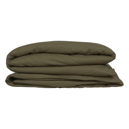 Dekbedovertrek 140×200 cm katoen kaki