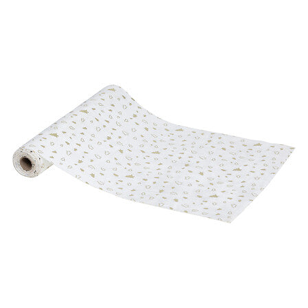 Fluwelen stof – blauw – 28×300 cm