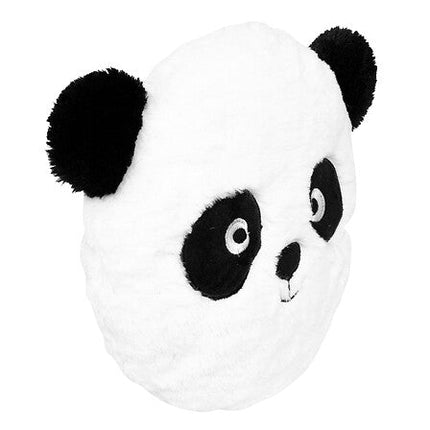 Rond panda kussen met oren Ø27 cm