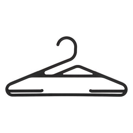 Set van 5 antislip hangers Hang'up zwart plastic