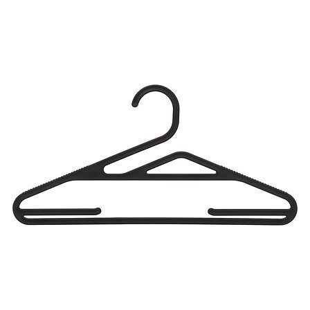 Set van 5 antislip hangers Hang'up zwart plastic