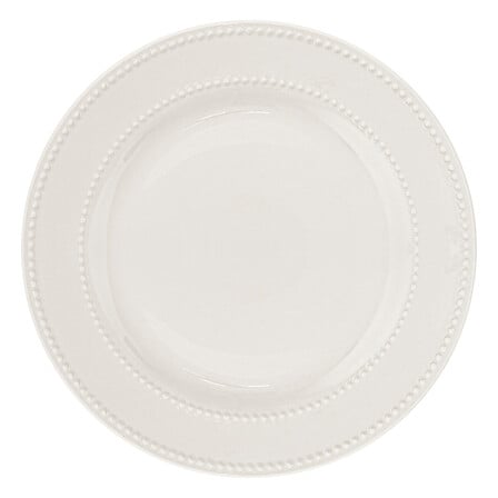pearl plat bord diameter 27 cm witte porselein