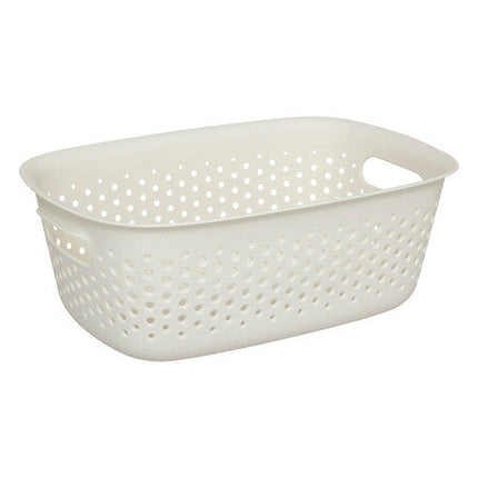 Tila" 3,5L mand van crèmekleurig plastic