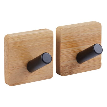 Set van 2 Stiky bamboe zelfklevende haken